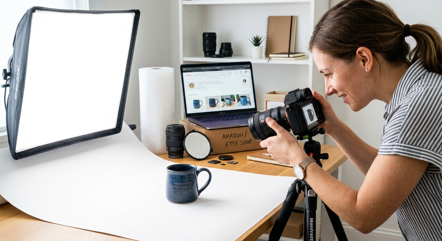 A No-Photoshop Workflow for Clean Product Photos on Amazon and Etsy